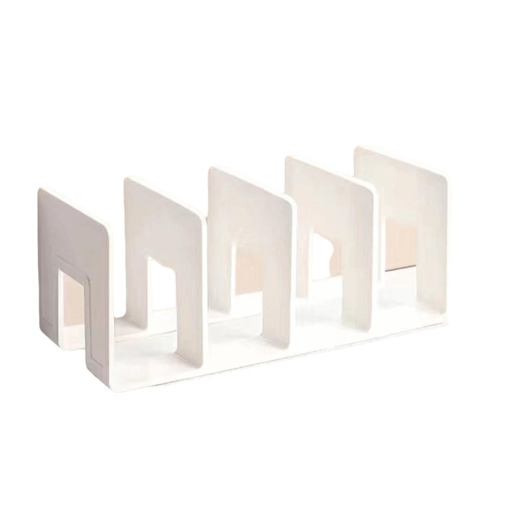 4 Grids Design Bag Storage Shelf Divider Clear Acrylic Purse Display Stand  Office Stationery