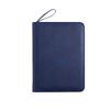Customizable A5 PU Leather Notebook with Logo, Zipper Storage, and Loose-leaf Pages for Business Meetings