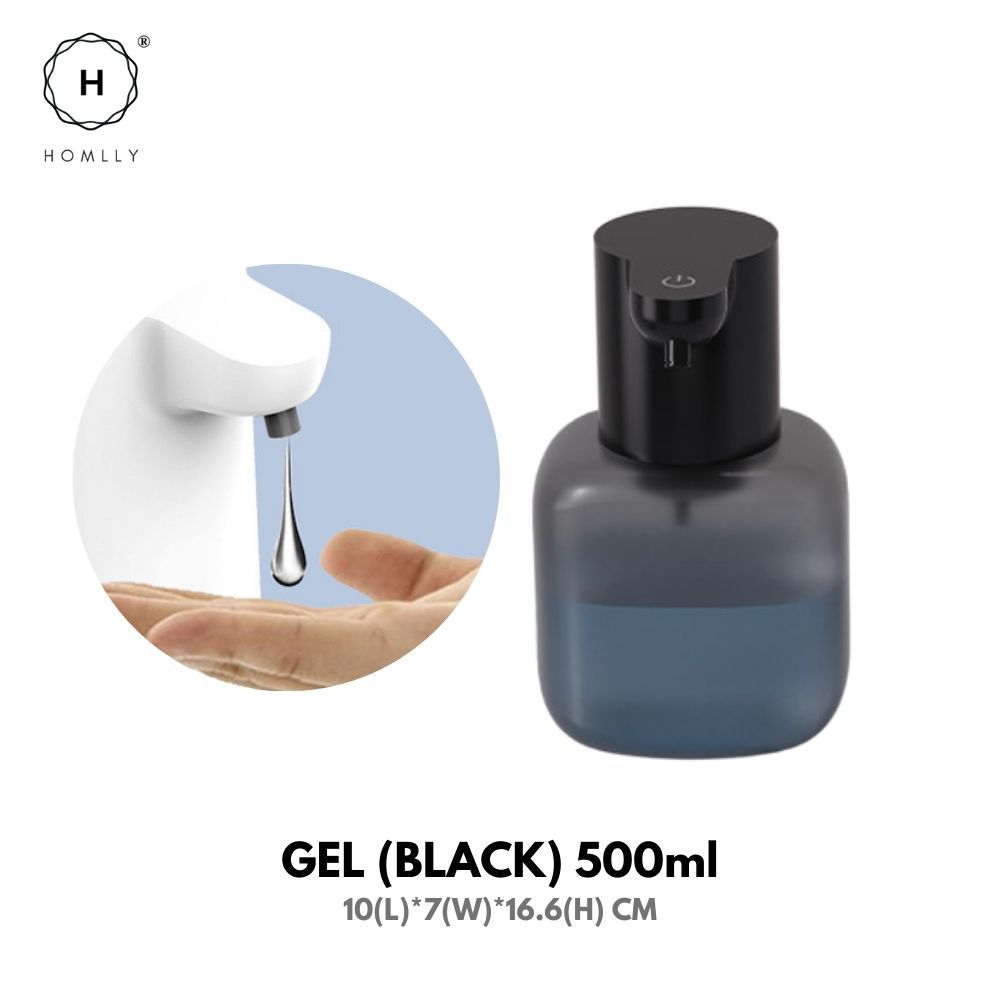 Homlly Automatic Sensor Adjustable Foaming Soap Gel USB C Rechargeable Dispenser (500mL) (X2PCS)