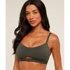 Gymshark Balcony Peekaboo Sports Bra Gs Strength Green B4b6j Ecjh
