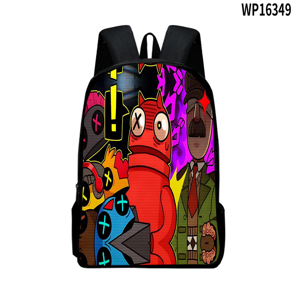 Klassische Neuheit Cool R.E.P.O repo Notizbuch Rucksäcke Schüler Schultaschen 3D-Druck Oxford Wasserdicht Jungen/Mädchen Laptop Rucksäcke