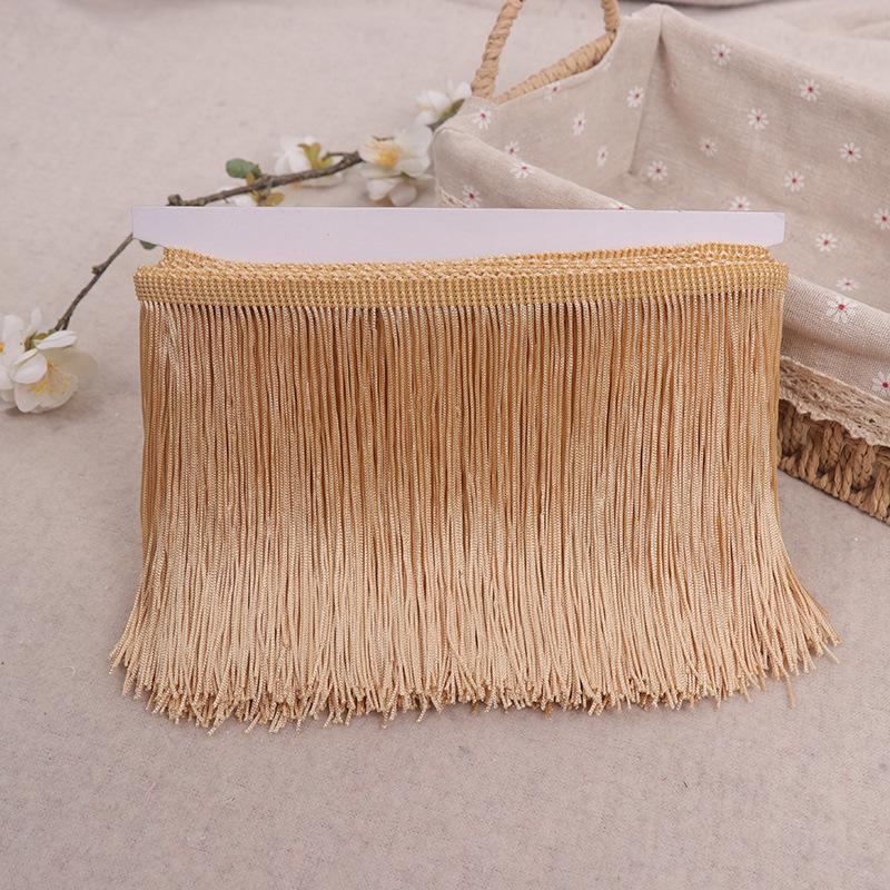 Polyester Fringe Tassel Trim (10-20cm) for Stage Costumes, Curtains, Carpets, and Lace Decorations