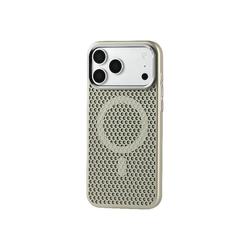 Metal Lens Cooling Heat Dissipation For Magnetic Case for For Iphone 17 Air 16 1 14 13 12 Pro Max Wireless Charging Cover
