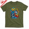 90s Vibe Retro Music Cassette Player Men TShirt Cotton Summer Short Sleeve Casual Fashion Top Unisex Gift For Party Wear