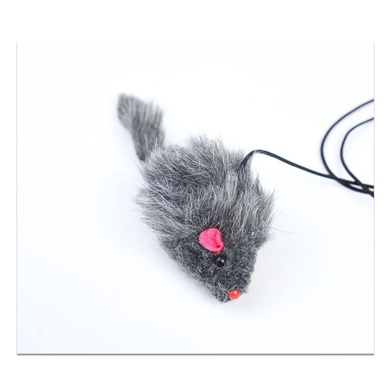 Pet Mouse Toy Interactive Cat Toy Hanging Indoor Door Retractable Toys Cat Scratch Rope Funny Cats Feather Stick Pet Supplies