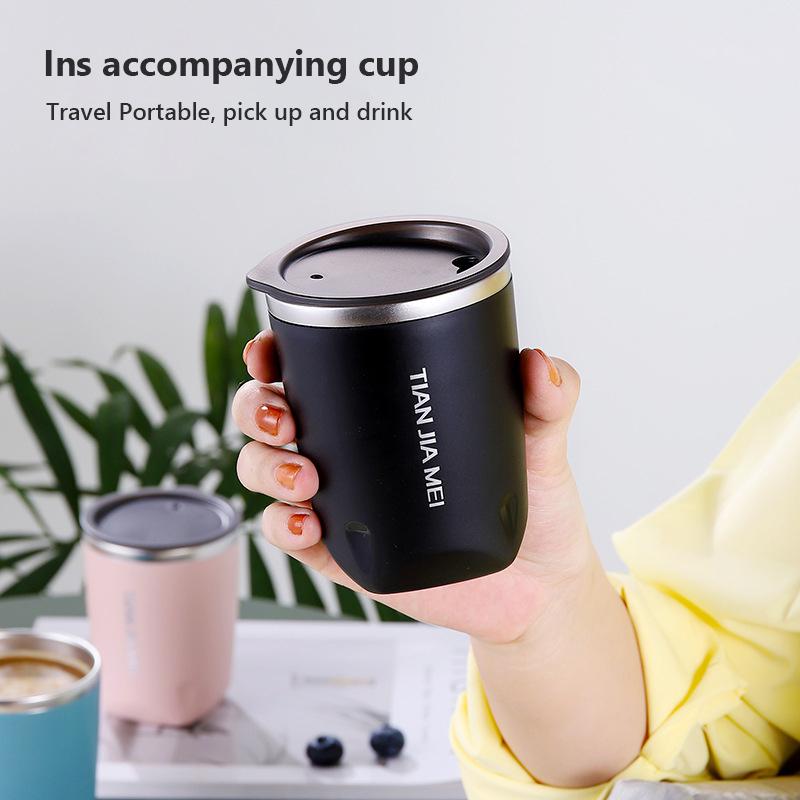Thermal Mug Beer Cups 300ml Stainless Steel Thermos For Tea Coffee Water Bottle Vacuum Insulated Leakproof With Lids Drinkware