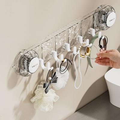 Gancio da Parete Ondulato Salvaspazio per Bagno, Porta Asciugamano da Parete Senza Foratura per Organizzatore Casa/Ufficio