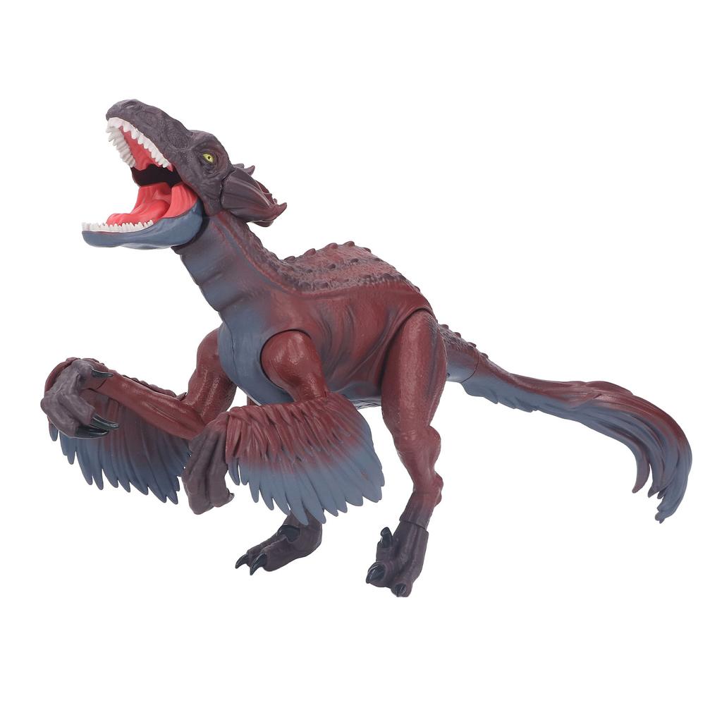 Realistic Dinosaur Toy Roar Effect Educational Plastic Pyroraptor Action Figure for Boys Kids Type