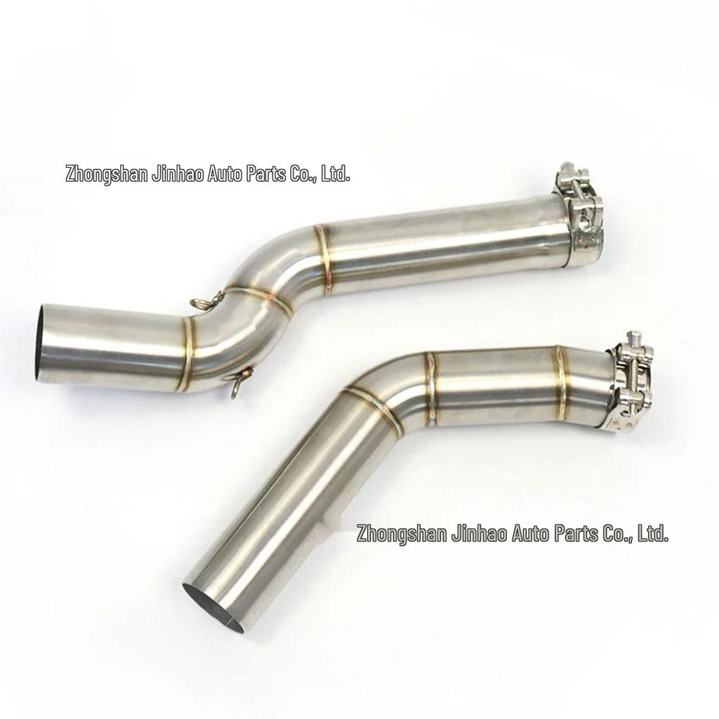 Stainless Steel Split Mid-Pipe for CBR600 F5 Motorcycle Exhaust Modification