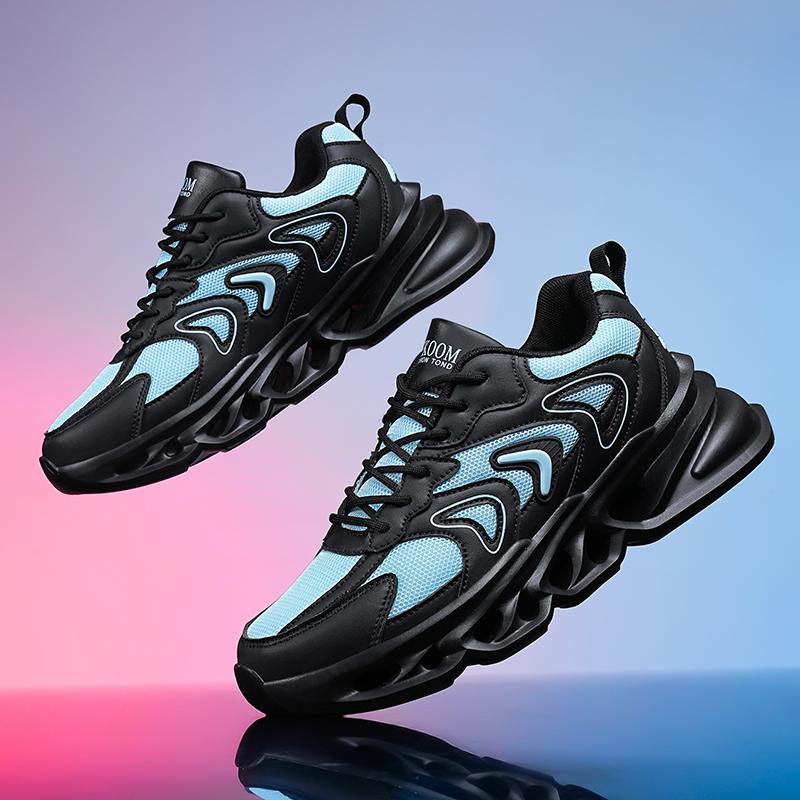 Neue Herren Lauf-Sport-Plattform Weiche Hohe Qualität Komfort Fitnessschuhe Atmungsaktiv Stoßdämpfend Outdoor-Sneaker Mann