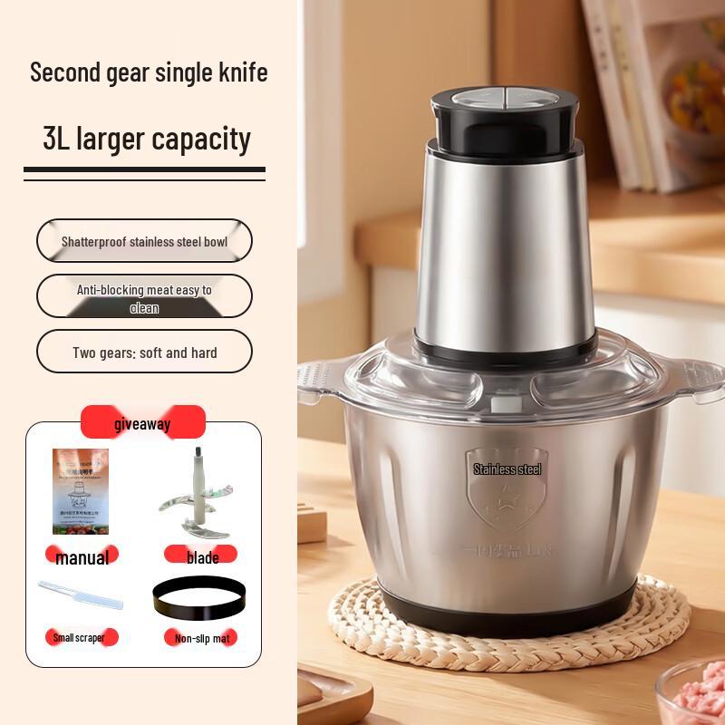 Stainless Steel Multi-functional Food Processor