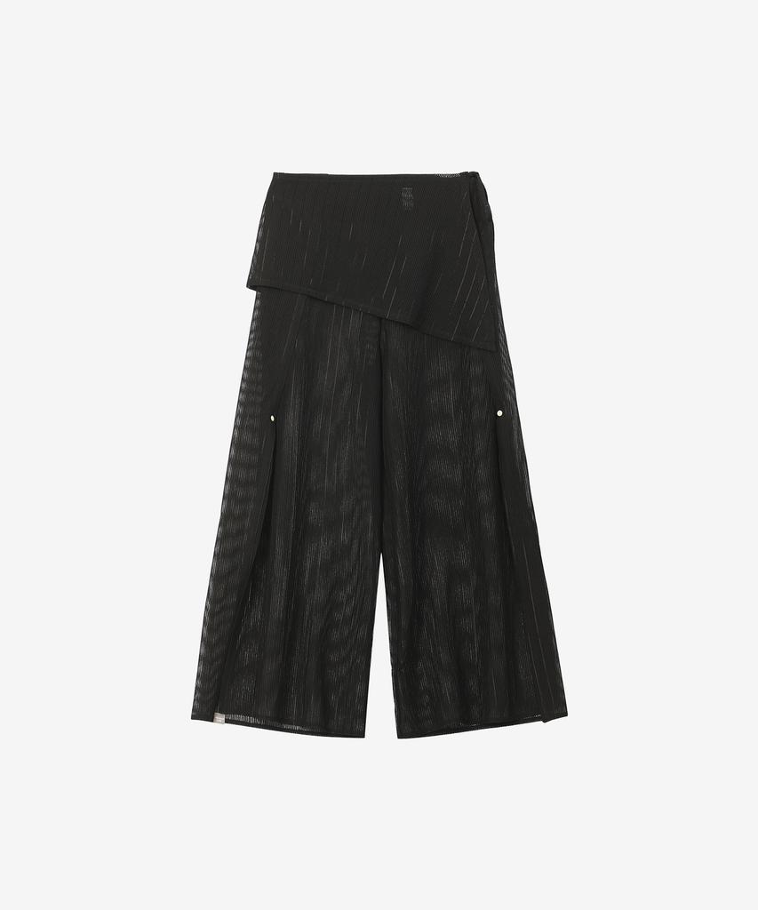 GRANDE LINE See-Through Layered Pants