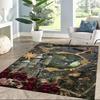 Gothic Style Area Rug Suitable for Decorate Room Balcony Foyer Entryway Anti-slip Rug Decorate Offices Gift for Festivals