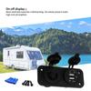 12V 24V Wohnmobil Caravan Dual USB Buchse Adapter Ladegerät Zigarettenanzünder UK