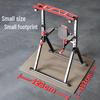 Indoor Folding Multi-Functional Pull-Up Bar Rack: Floor-Standing Single/Double Bar Fitness Equipment for Adults.