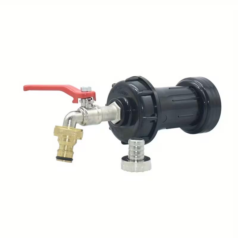 

1set 1000-Litre IBC Tanks Adapter Featuring 16mm Nipple With 15mm Hose Connector For Watering Outdoor Gardens Garden Accessories