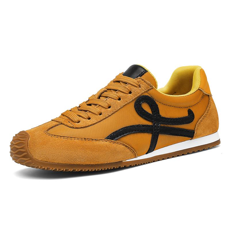 Fashion New Trend Men's Tenis Masculino Suede Leather Casual Shoes Fashion Male Sports Shoes Skateboard Footwear Leisure Walk Sneakers