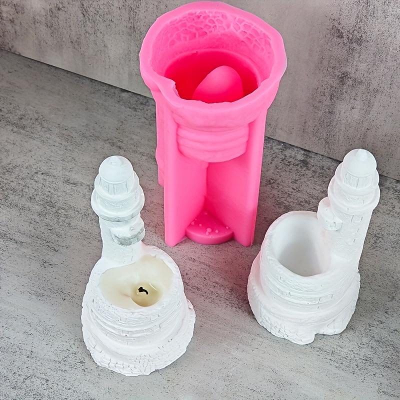 Large DIY Marine Animal Whale Seal Succulent Plant Flower Pot Resin Silicone Mold Lighthouse Candle Cup Concrete Gypsum Mold