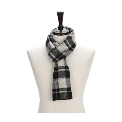Cachecol Diário de Inverno para Homens Crentes Xadrez Tartan Moda Aquecedor de Pescoço Quente Cachecol BNM169