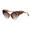 Women Cat Eyes Uv400 Sun Glasses for Women Outdoor Goggles Vintage Shades