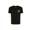 Solid Color Logo Embroidered Short Sleeve T-Shirt Men Tops Black 8NZTPH-ZJH4Z-1200