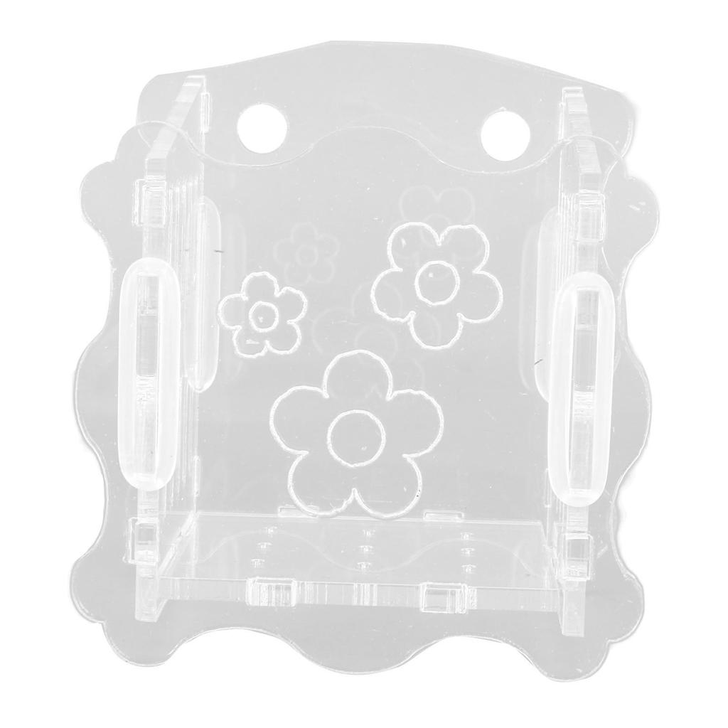 Pflanzbecher Acryl Transparent Durchlässiges Loch Sicher Blumentopf mit Saugnapf für Fische