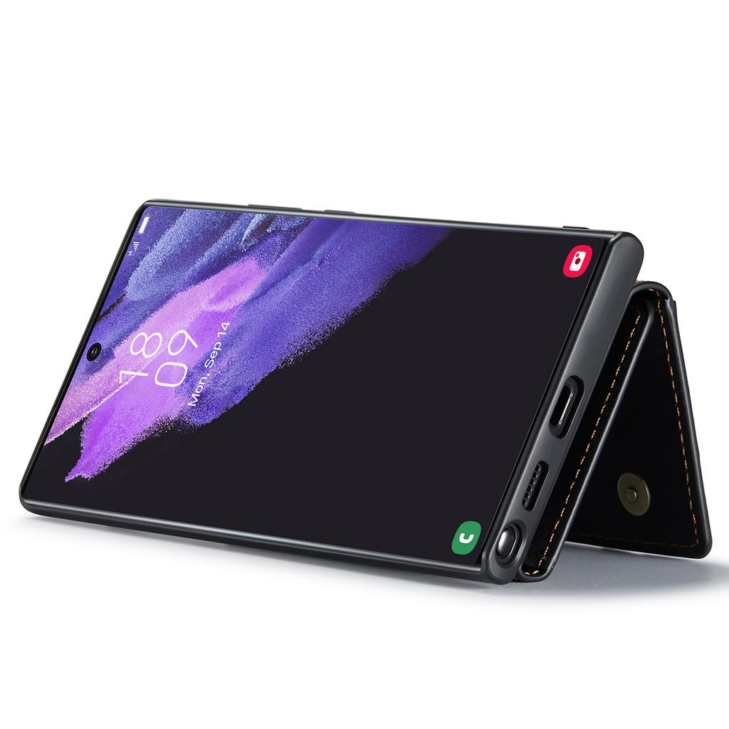 DG.MING M2 Series pro Samsung Galaxy S24 Ultra Pouzdro Kryt se stojánkem s Odnímatelnou Magnetickou Peněženkou