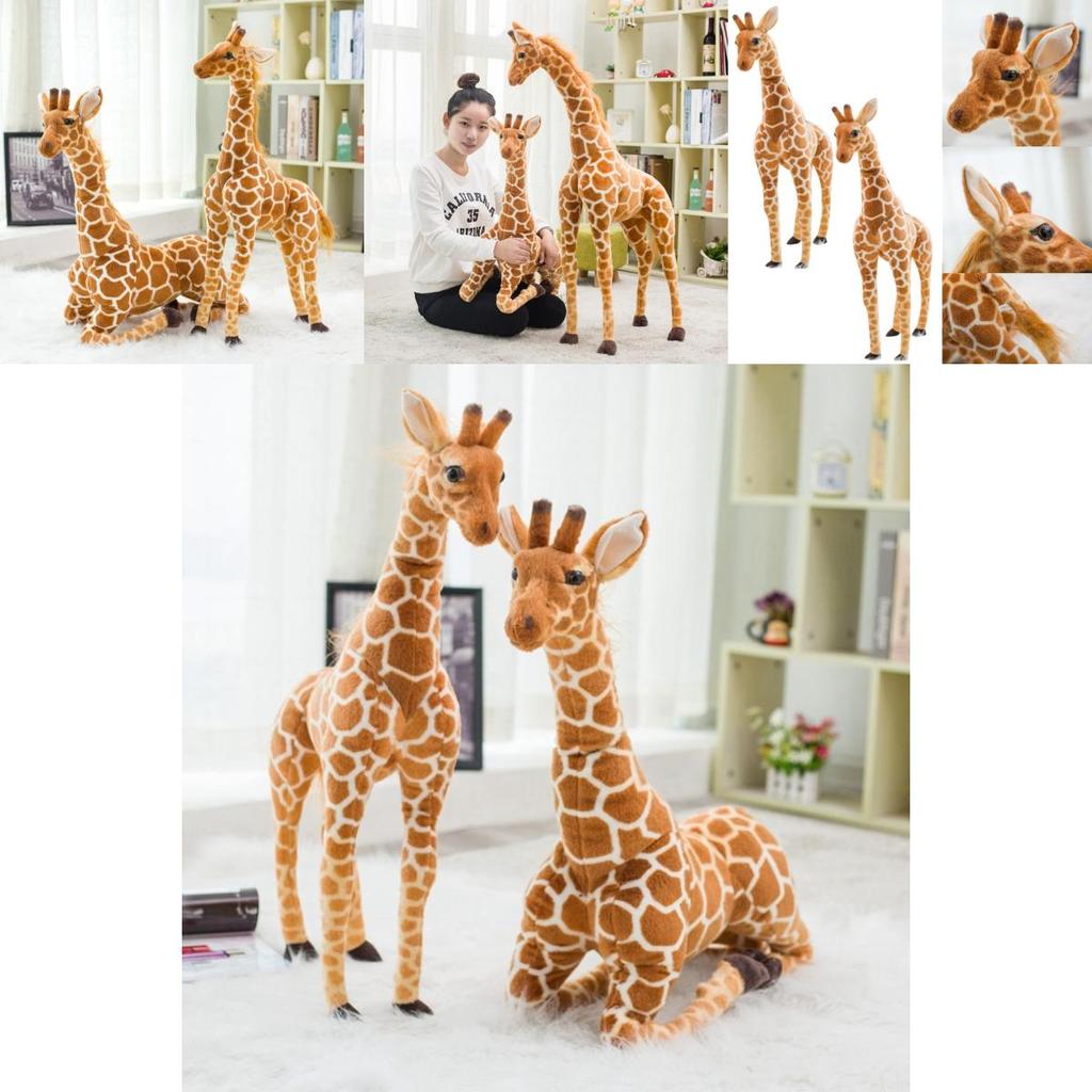 Realistic Giraffe Plush Toy For Kids Perfect Photo Prop And Gift For Birthdays And Holidays