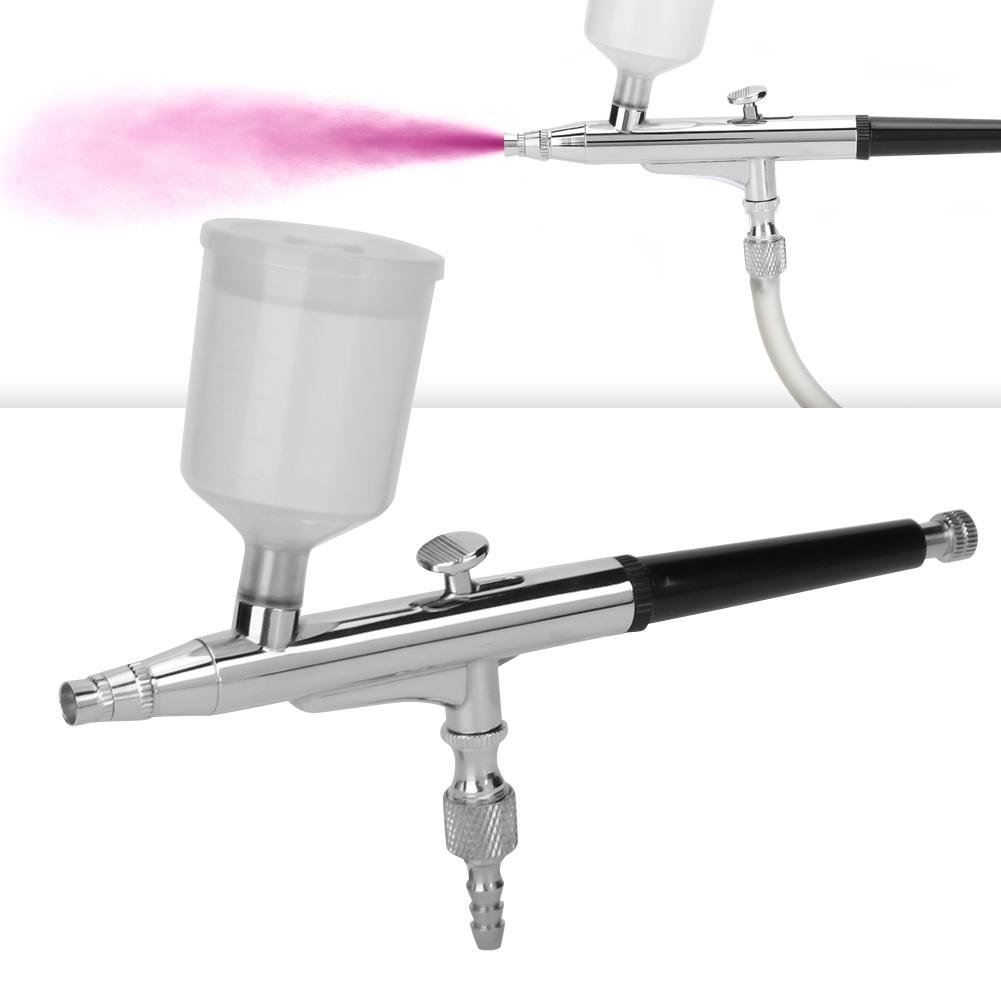 Kit Aerografo a Gravità Doppia Azione 0,3 mm per Decorazione Torte Pittura Artista