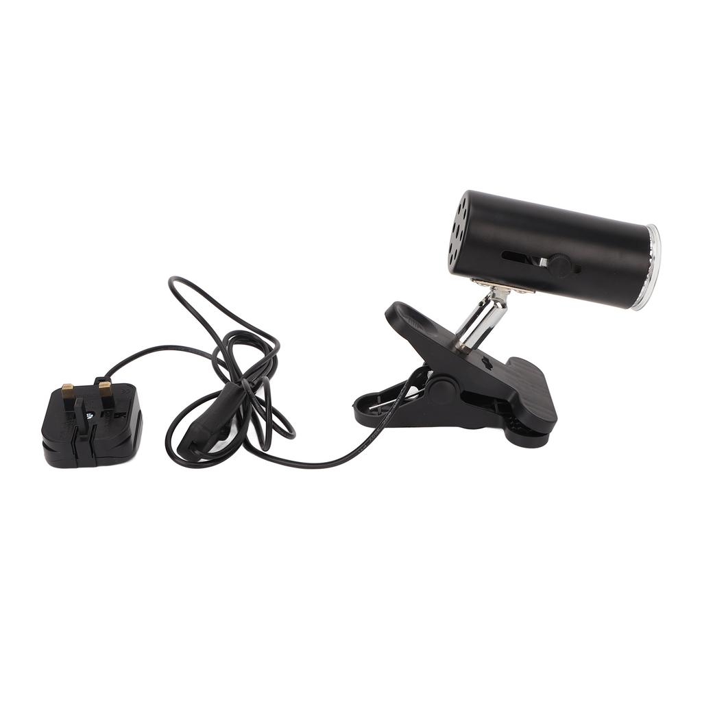 UVA UVB Reptilienlampe 50W Vollspektrum Sonnenlampe Sonnenbad Wärmelampe mit Klemme für Amphibien