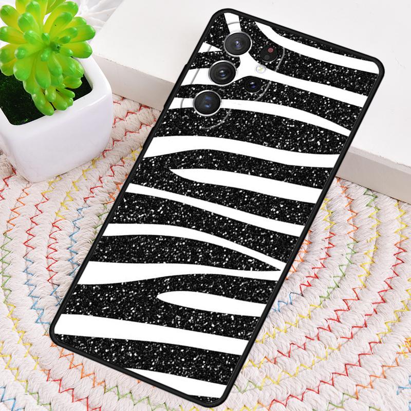 Zebra Pattern Animal TPU Phone Case For Samsung Galaxy note 10 pro S26 S25 S24 S23 S22 Ultra Plus S21 FE S20 Shockproof Cover