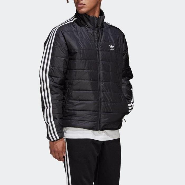 adidas Originals Spaded Stand Collar Puffer Jacket Men's M (Chest 89-92cm) HL9212 Black