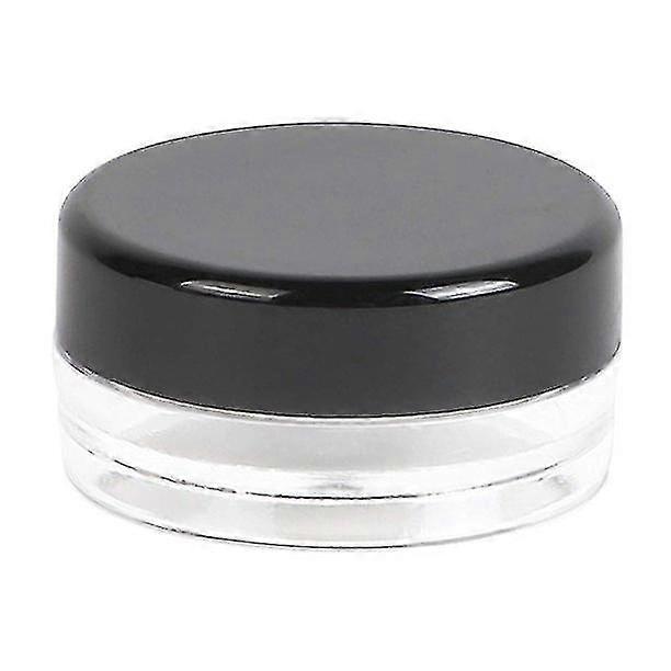 60-pack Small Plastic Jars With Black Lids, Labels Included, 3 Ml Each - RiRi
