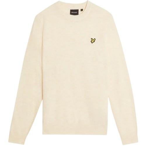 Lyle & Scott Mens Embroidered Logo Crew Neck Long-Sleeved Sweater Top
