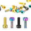2Pcs M5 X 14Mm Titanium Bolts Brake Lever Screw For Bicycle Derailleur Thumb Shift Variable Speed Screws Cycling Parts