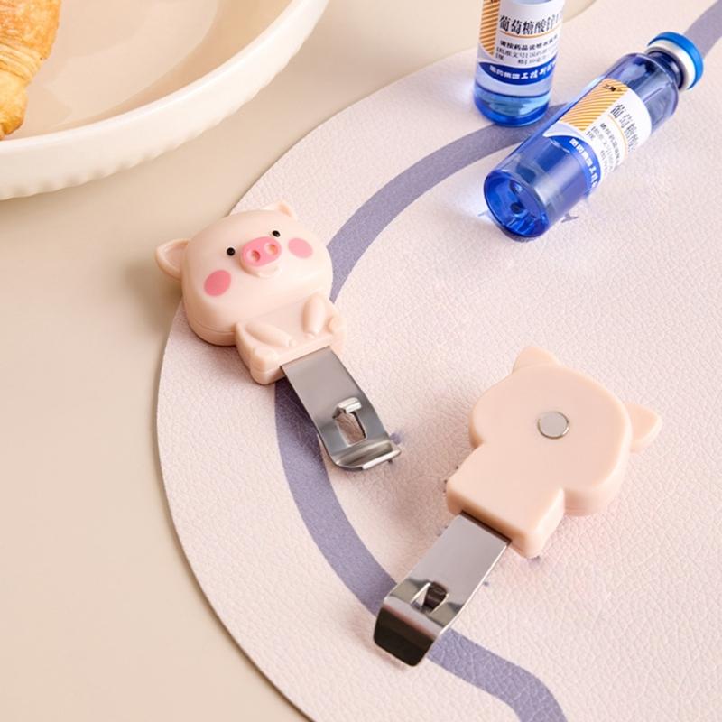 Creative Fridge Magnets Beer Bottle Opener 2 In 1 Multifunction Bottle Openers Magnetic with Fridge Magnets Sticker