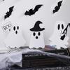 Spooky Halloween Ghosts Adorable Wooden Table Centerpiece Tiered Tray Decoration Desk Ornament Art Craft Party Favor