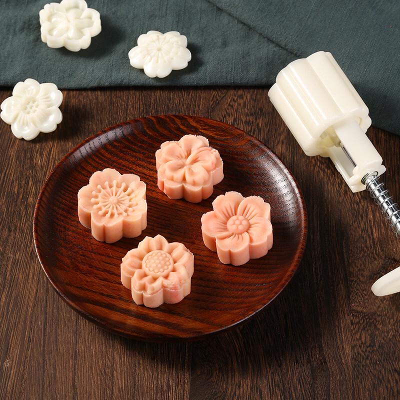 Cherry Blossom Mooncake & Mung Bean Cake Mold