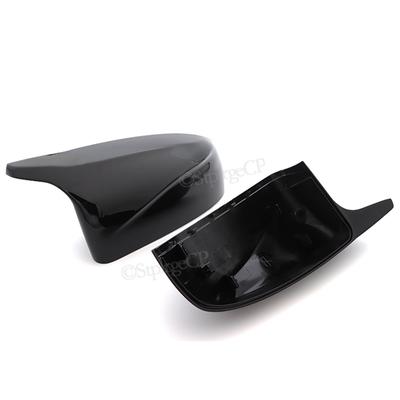 Bir Çift Karbon Fiber/ABS Ayna Kapağı X5 X6 Araba Yan Dikiz Aynası kapatma başlığı Değiştirme BMW X5 X6 E70 E71