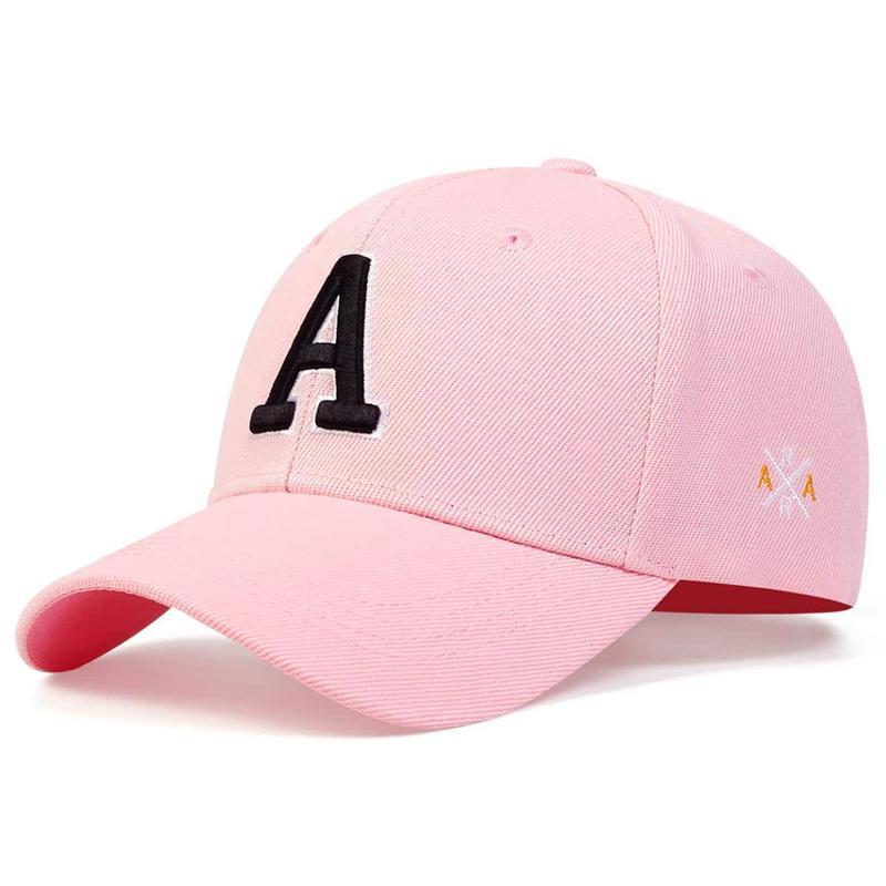 Unisex A Letter Side Ar Embroidery Baseball Caps Spring and Autumn Outdoor Adjustable Casual Hats Sunscreen Hat Sports Golf Cap