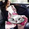 1PC Cartoon Marie Cat Blanket, Seasonal Universal, Home Decoration, Throw Blanket, Soft Flannel Throw Blanket, Versatile & Cozy for Bedroom,Cute Gift