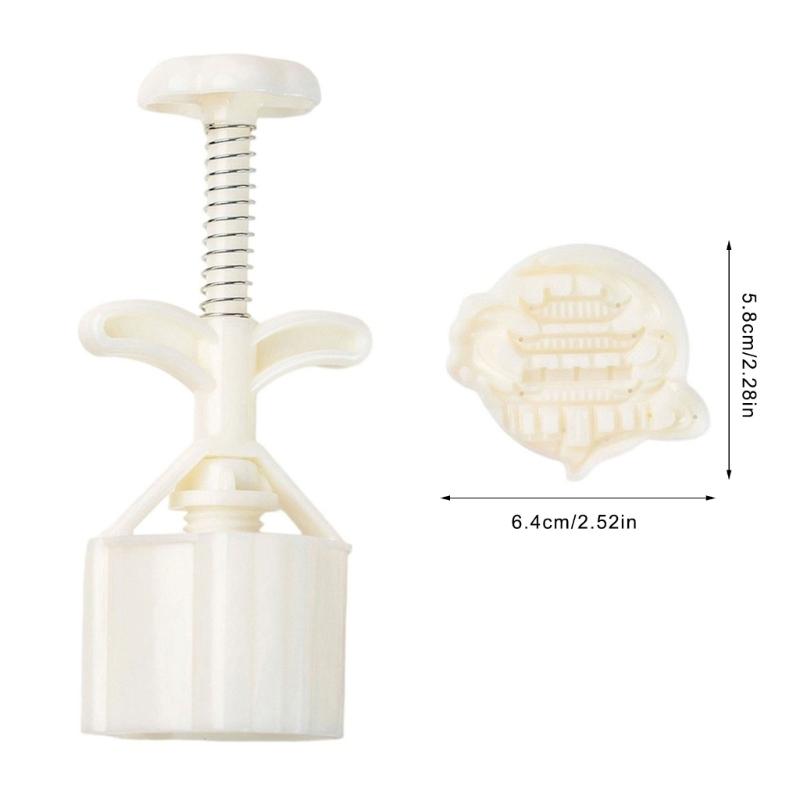 Moon Cakes Maker 75G Pattern Molds Safe Food Grade Component Hand Design