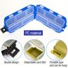 FTK Fishing Tackle Accessory Box Mini Double-sided Storage Box Multifunctional Tool Box Luya Portable Box Lattice Removable