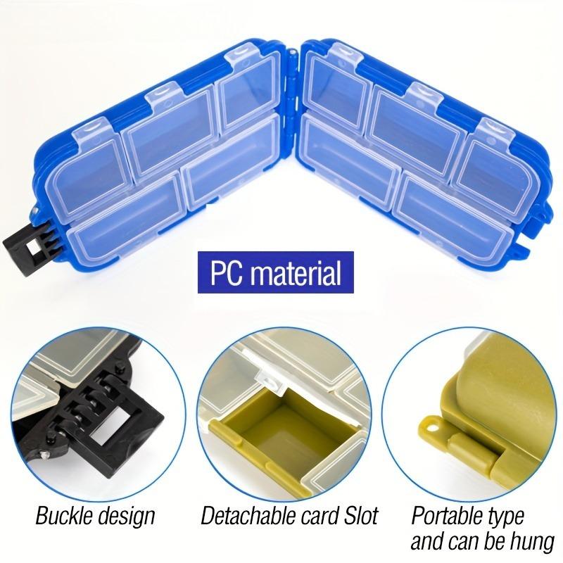 FTK Fishing Tackle Accessory Box Mini Double-sided Storage Box Multifunctional Tool Box Luya Portable Box Lattice Removable