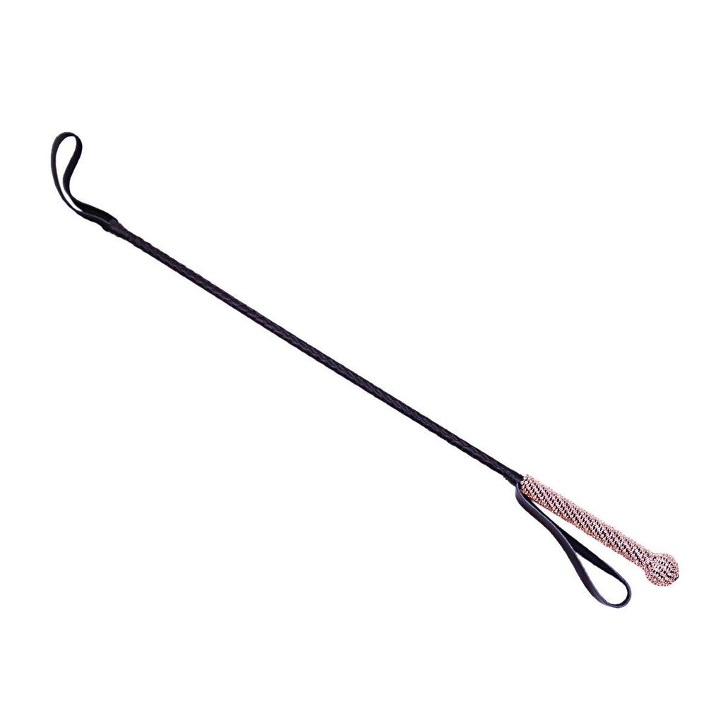Diamond Handle Leather Whip - Erotic SM Adult Product