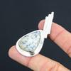 Gift For Her 925 Sterling Silver Natural Dendrite Opal Gemstone Jewelry Pendant