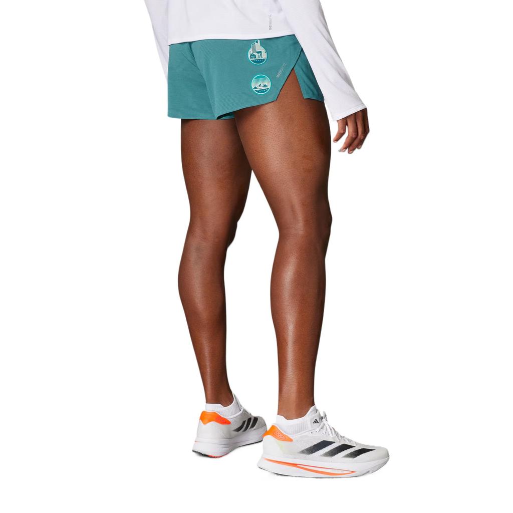 Adidas Adizero He St M Hakone Limited Edition Climacool Breathable Quick-Dry Comfortable Sports Shorts Men Shorts Soft-Blue-Green JD0313