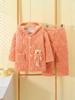 Winter Kids' Flannel Pajamas: Boys & Girls Coral Fleece, Velvet-Lined, Three-Layer Quilted Parent-Child Sleepwear
