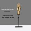 Electroplated Jewelry Display Stand: Mannequin Hand for Clothing Store Window, Glove Rack, and Ornament Display