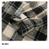 Loose Turn Down Collar Plaid Long Sleeve Casual Shirt For Men And Women